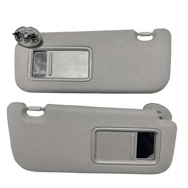 Left+right Car Sun Visor Makeup Mirror Sunshade for 2007-2013 Windscreen Sun Visor Pull Vanity Mirro