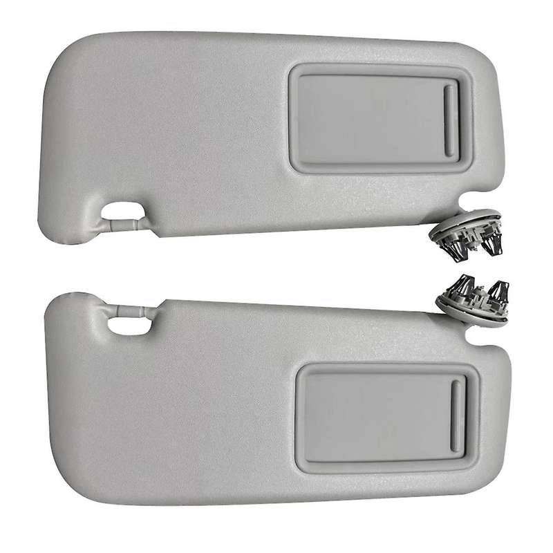 Left+right Car Sun Visor Makeup Mirror Sunshade for 2007-2013 Windscreen Sun Visor Pull Vanity Mirro