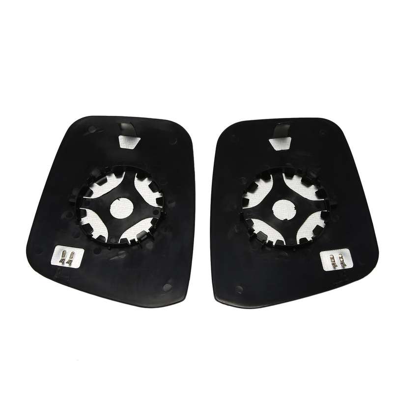 Left+Right Car Rear View Mirror Side Wing Door Mirror Glass Power Heated for D40 2005 - 2015