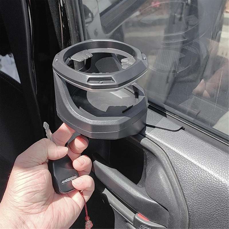 Left+Right Car Window Drink Cup Holder Container for JL 4 Door JT 2007-2017 Water Bottle Stand