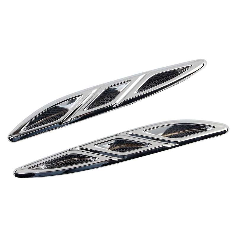 Left+Right Front Hood Engine Vent Grille Molding Trim 20811309 2811310 for Verano 2012-2016