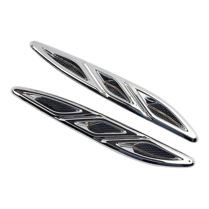Left+Right Front Hood Engine Vent Grille Molding Trim 20811309 2811310 for Verano 2012-2016