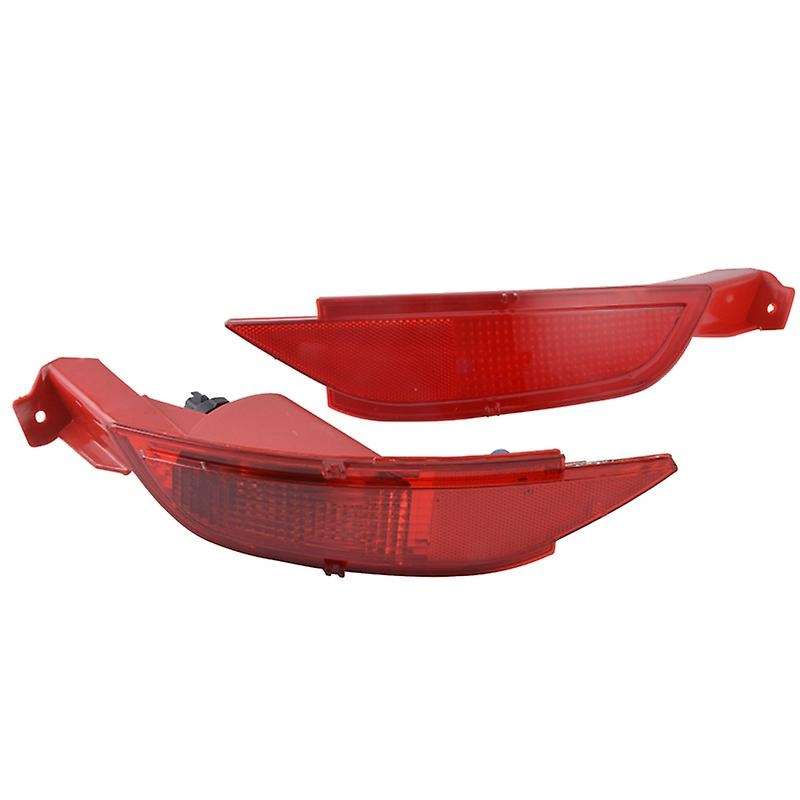 Left+Right Rear Bumper Reflector Light Fog Lamp for Fiesta Mk7 VII 2008- 2012 (Includes Bulb)