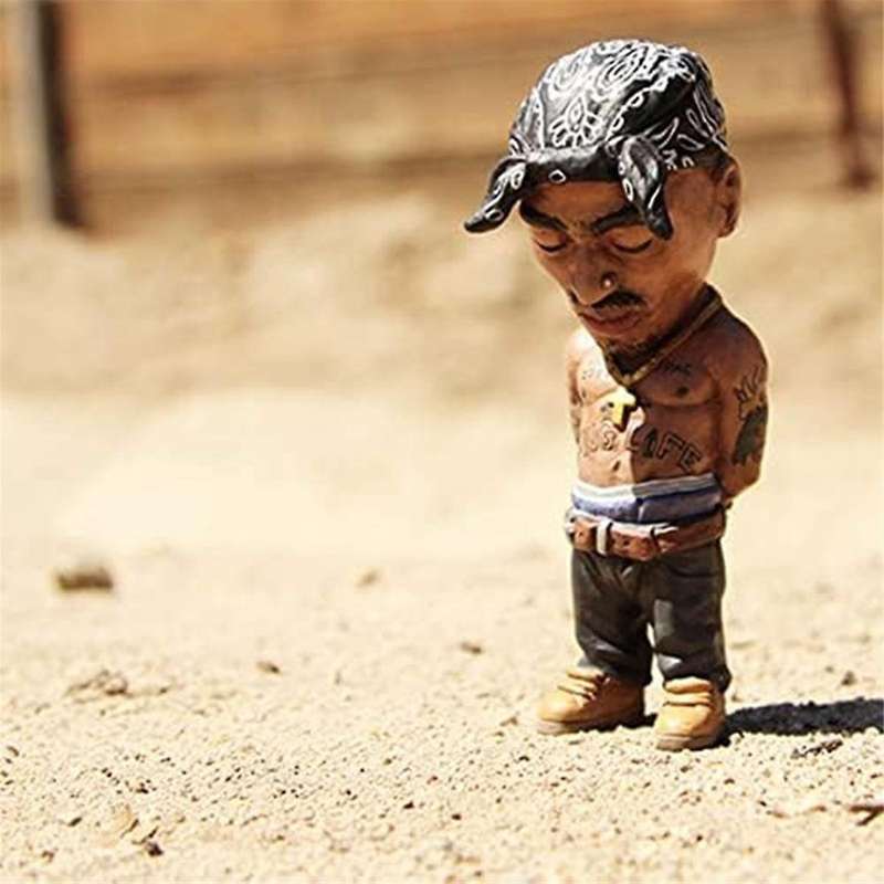 Legend-commemorative Resin Ornaments, Peculiar and Interesting Rap Music Star Resin Sculptures, Com
