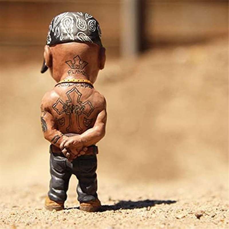 Legend-commemorative Resin Ornaments, Peculiar and Interesting Rap Music Star Resin Sculptures, Com