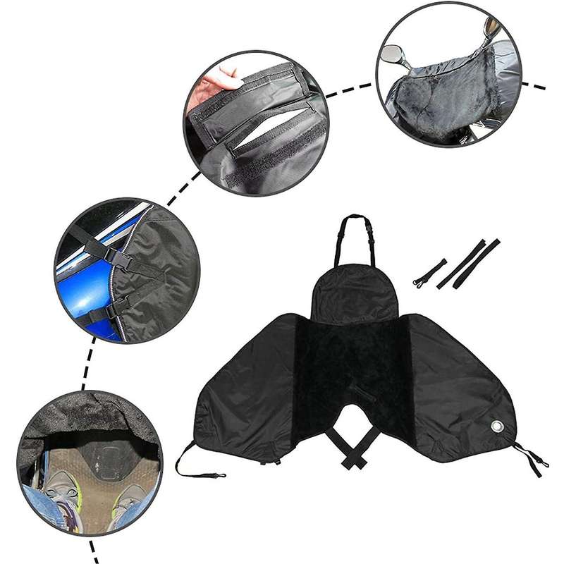 Leg Lap Apron Cover Waterproof Motorcycle Grip Handlebar Windshield Warm Knee Pads Amiable for Scoot