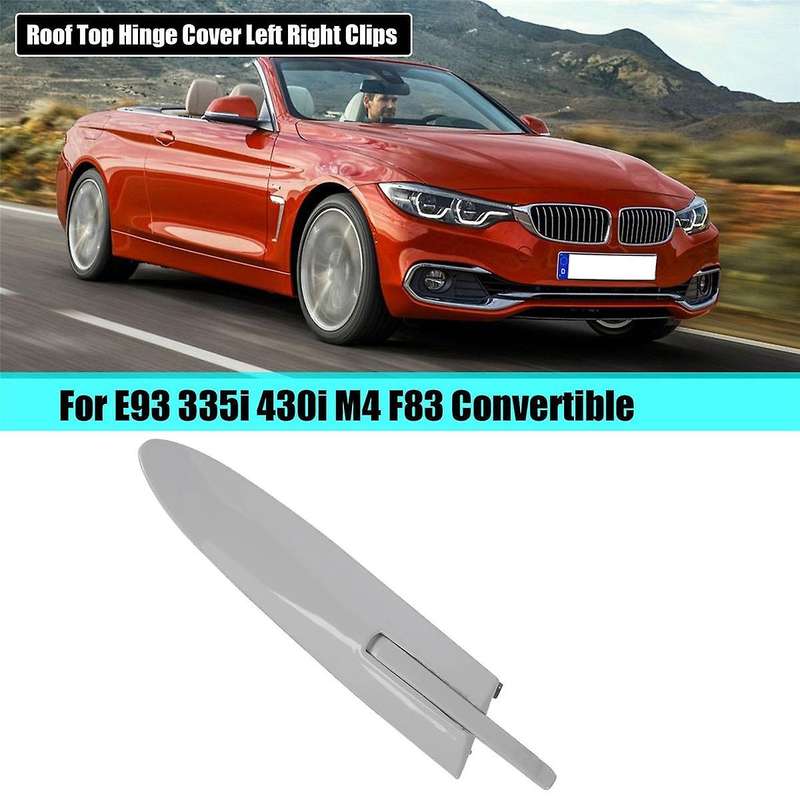 Leftside Roof Top Hinge Cover Lid 54377184047 for 3 4 Series E93 F33 M3 F83 2007-2019 Car Hinge Lid