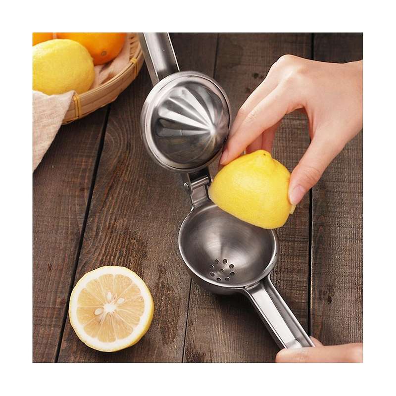 Lemon Juicer Stainless Steel Manual Lemon Squeezer Household Fruit Juice Manual Juicer Can Be Cleane