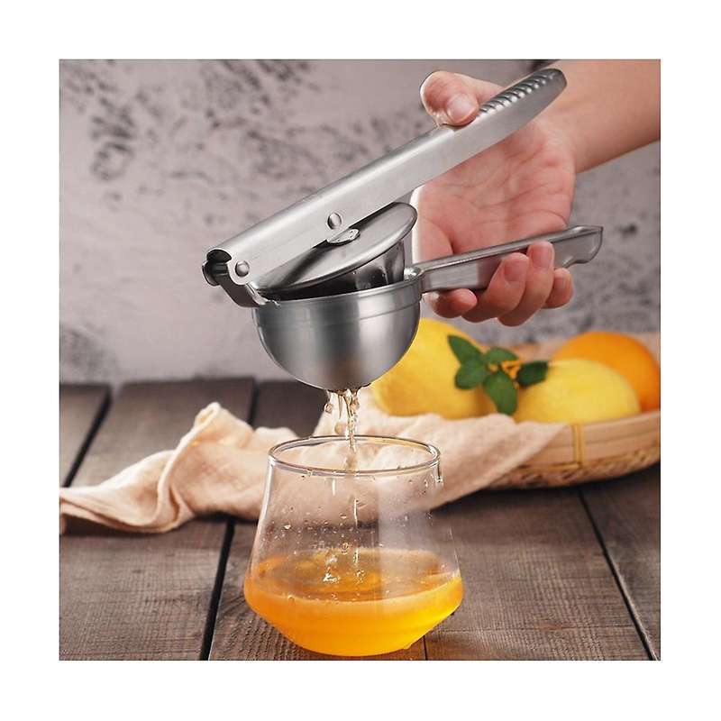 Lemon Juicer Stainless Steel Manual Lemon Squeezer Household Fruit Juice Manual Juicer Can Be Cleane