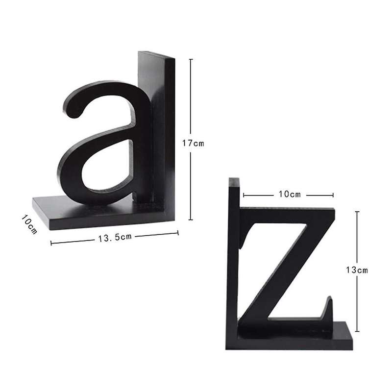 Letter Wood Bookend Book Stand Home Decoration