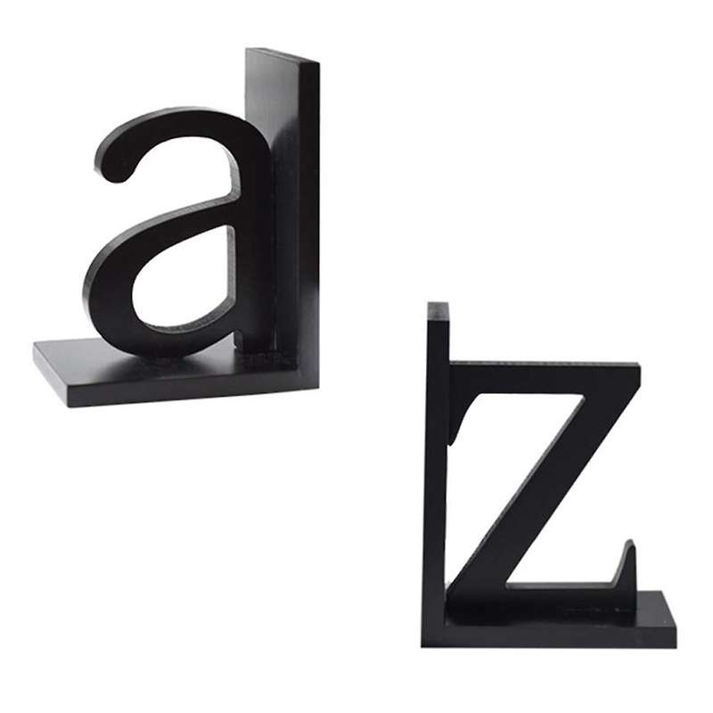 Letter Wood Bookend Book Stand Home Decoration