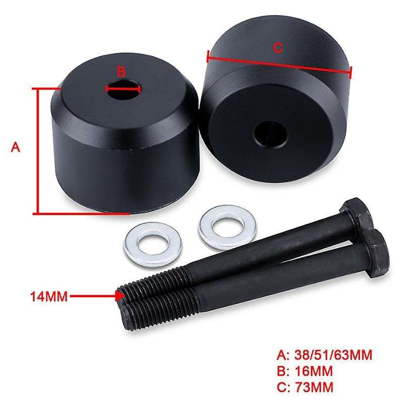 Leveling Lift Kit Black 2.5 Inch Front Leveling Lift Kit Car Accessories for F250 F350 2005-2019 SUP