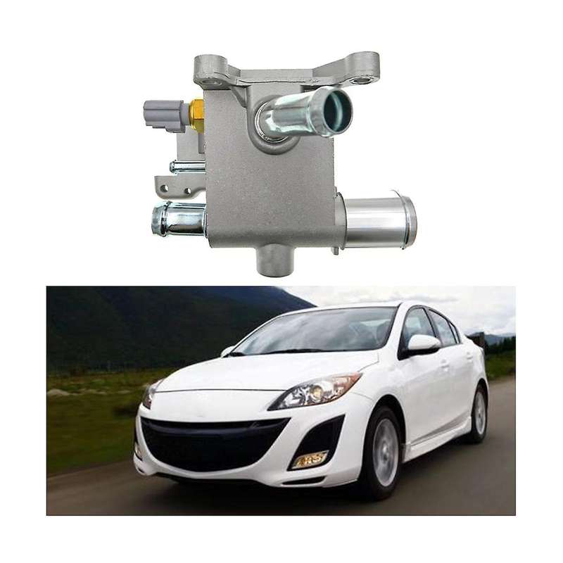 Lf01-1517z-z14-cn,lf01-1517z,1s7g8k556aj,water Outlet Engine Coolant Thermostat Housing with Sensor