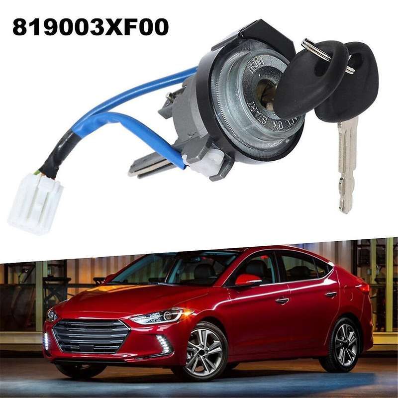 Lgnition Lock Cylinder Switch W/2 Keys 819003xf00 81900-3xf00 Compatible with for 2011 - 2016