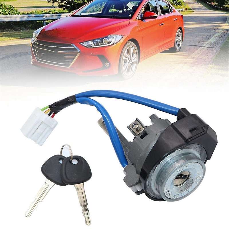 Lgnition Lock Cylinder Switch W/2 Keys 819003xf00 81900-3xf00 Compatible with for 2011 - 2016