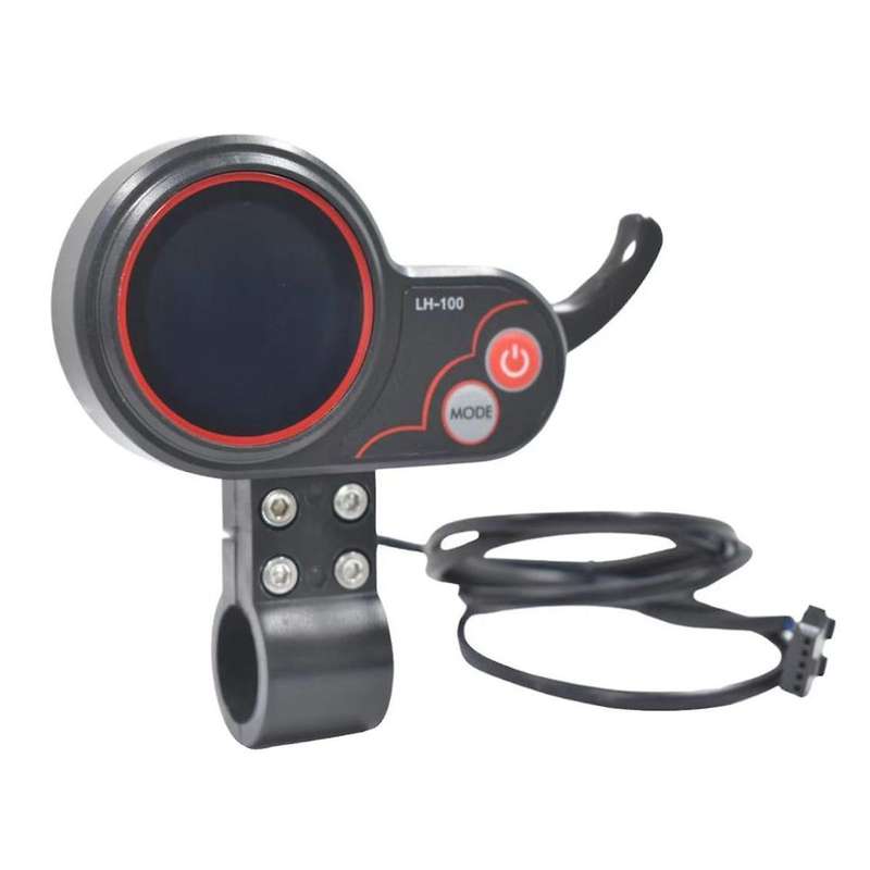 Lh100 Lcd Display Dashboard 24v-60v Throttle Meter for Electric Scooter/ebike Speedometer(sm Plug 5p