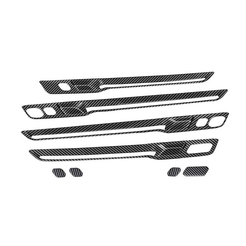 LHD Car Door Interior Strips for EV9 2023 2024 Interior Handle Trim Strips Sticker Interior Accesso