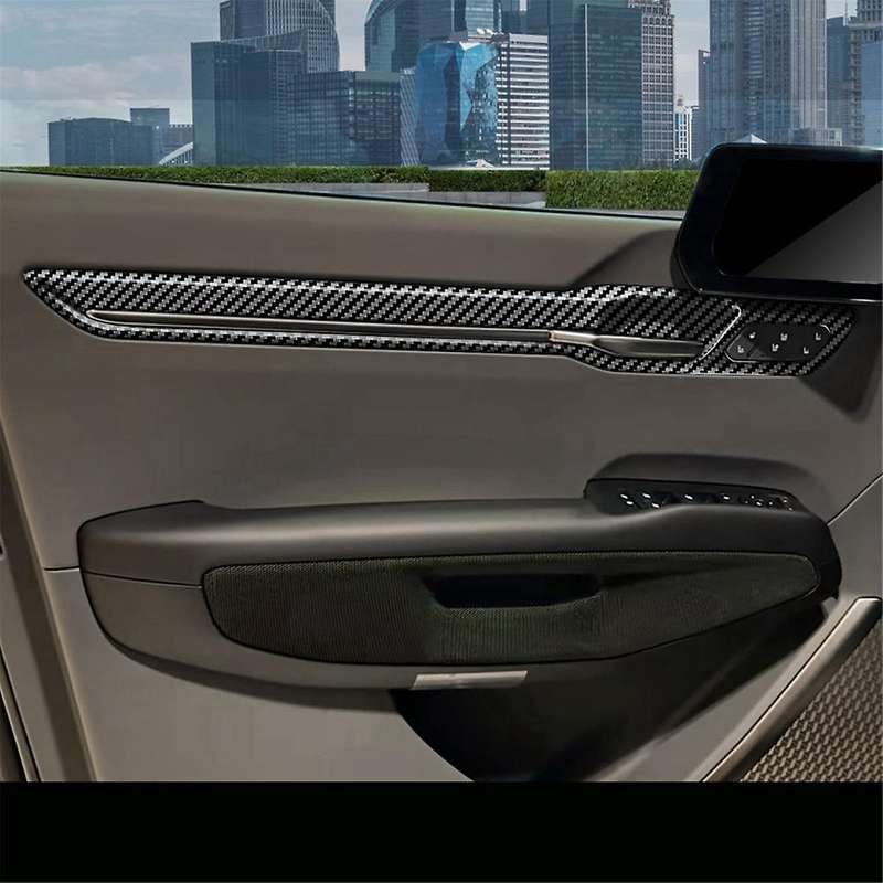 LHD Car Door Interior Strips for EV9 2023 2024 Interior Handle Trim Strips Sticker Interior Accesso