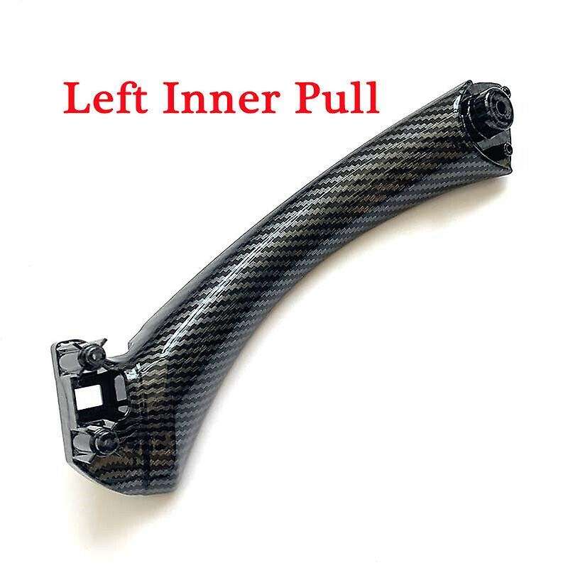 LHD Car Interior Transfer Printing Carbon Fiber Pull Handle Cover Trim for 3 Series E90 E91 316 318
