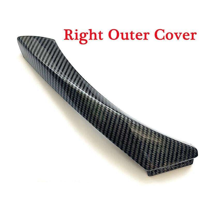 LHD Car Interior Transfer Printing Carbon Fiber Pull Handle Cover Trim for 3 Series E90 E91 316 318