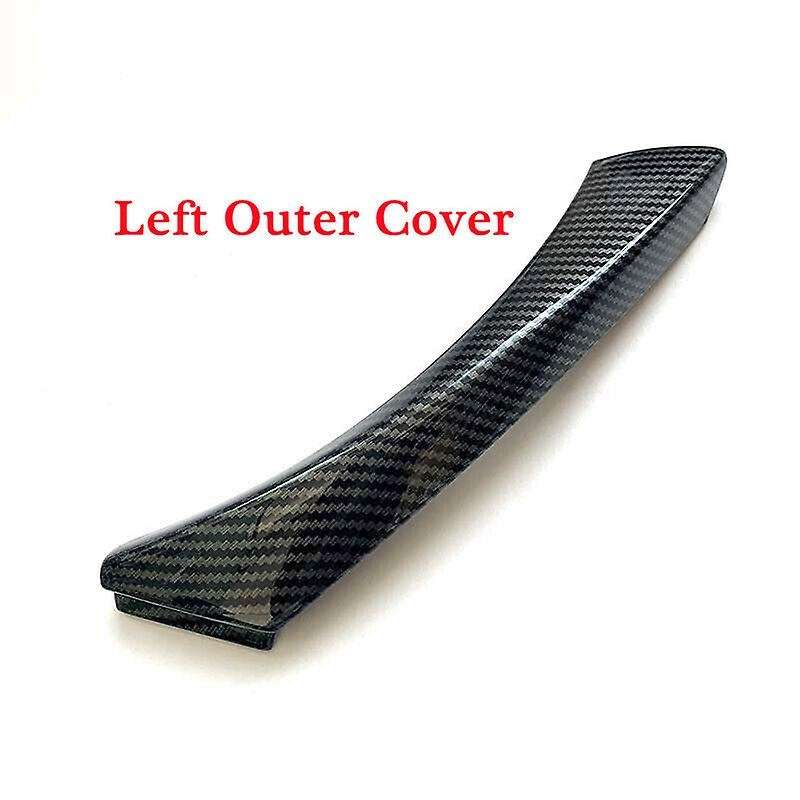 LHD Car Interior Transfer Printing Carbon Fiber Pull Handle Cover Trim for 3 Series E90 E91 316 318