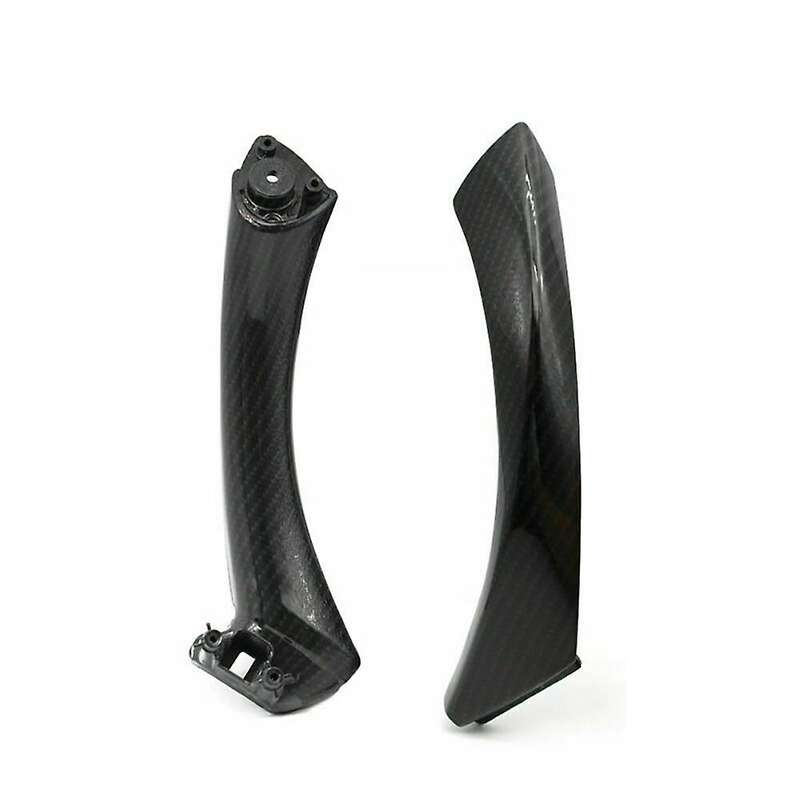 LHD Car Interior Transfer Printing Carbon Fiber Pull Handle Cover Trim for 3 Series E90 E91 316 318