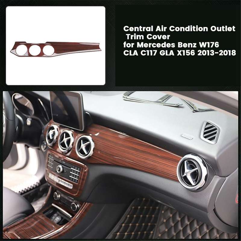 LHD Central Dashboard Air Condition Outlet Trim Cover for W176 CLA C117 GLA X156 2013-2018 Vent Pane