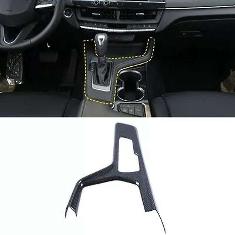 LHD Carbon Fiber Look Gear Shift Box Panel Cover Trim 1Pcs for CT4 2020