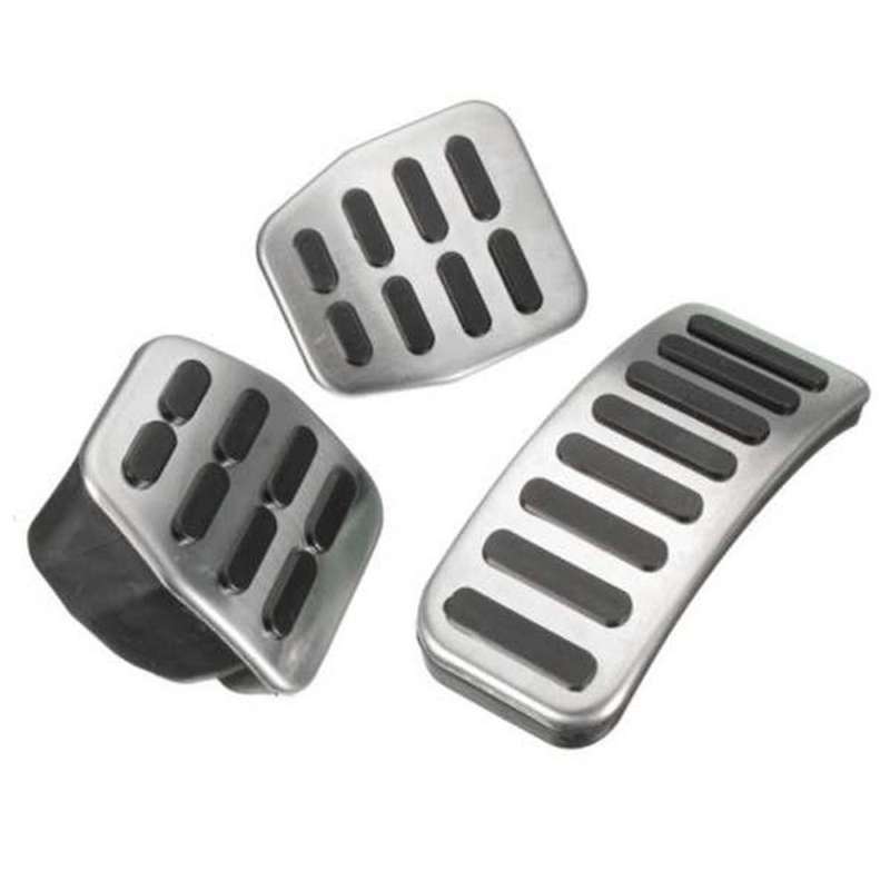 LHD Car MT Gas Fuel Brake Foot Footrest Pedal Cover for Golf 4 R32