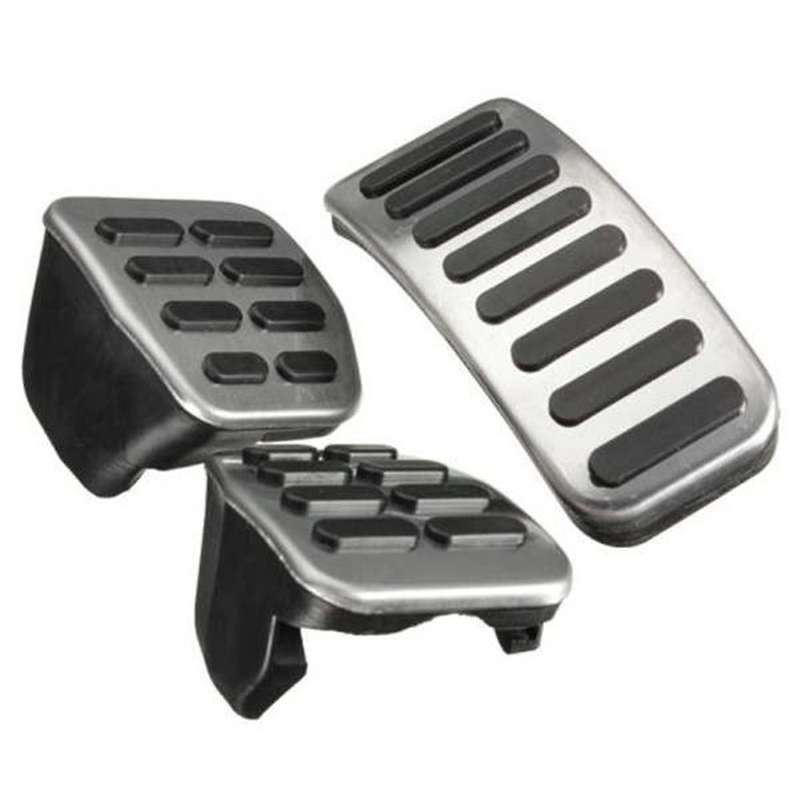 LHD Car MT Gas Fuel Brake Foot Footrest Pedal Cover for Golf 4 R32