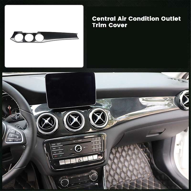 LHD Central Dashboard Air Condition Outlet Trim Cover for W176 CLA C117 GLA X156 2013-2018 Vent Pane