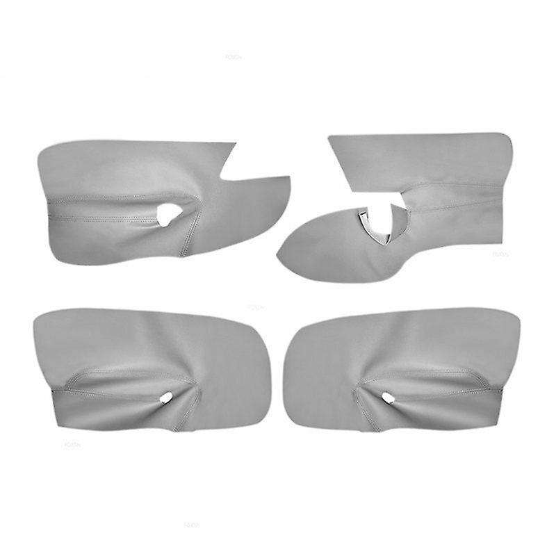 Lhd Door Panel Cover for - Golf 5 Mk5 2006-2011 Car Door Armrest Panel Cover Sticker Gray