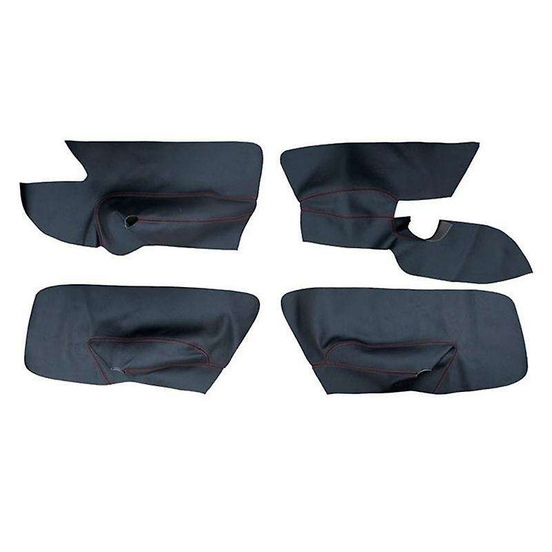 LHD Door Panel Cover for - Golf 5 MK5 2006-2011 Car Door Armrest Panel Cover Sticker Trim Black with