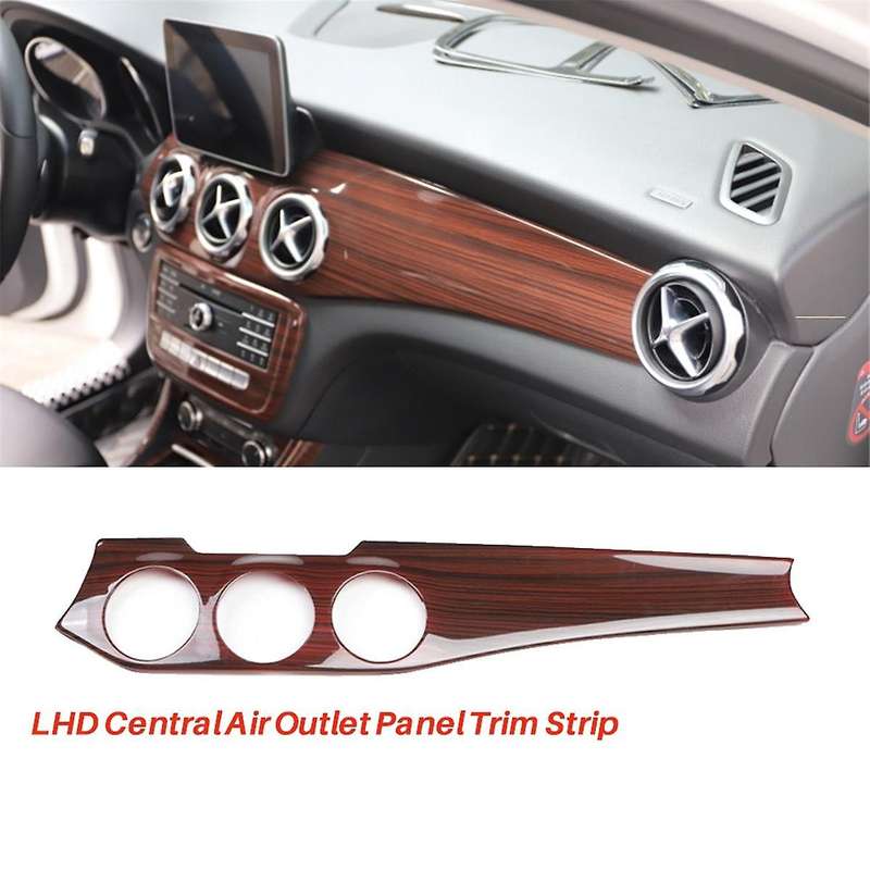 LHD Dashboard Central AC Outlet Panel Trim Strip Cover for W176 CLA C117 GLA X156 2013-2018, A