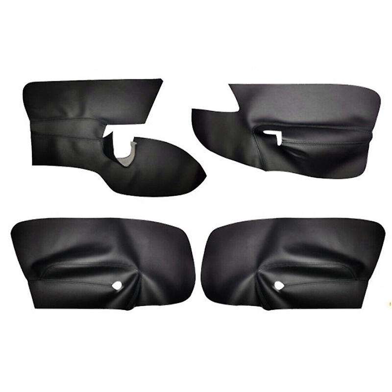 Lhd Door Panel Cover for - Golf 5 Mk5 2006-2011 Car Door Armrest Panel Cover Sticker Black with Red