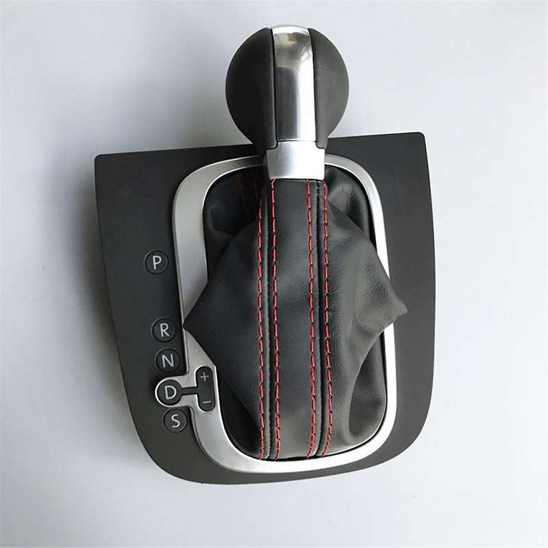 LHD Gear Shift Knob with Dust Leather Cover Gearbox Shift Lever for Golf 6 MK6 GLI 16D713203A