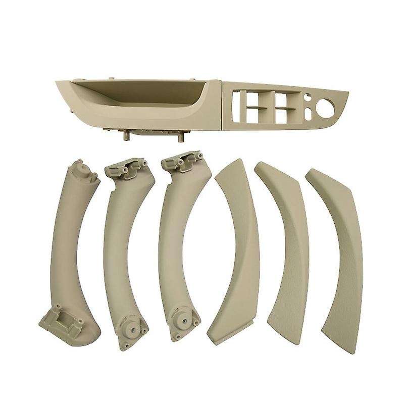 LHD Inner Door Handle Panel Kit Sedan Pull Trim Cover Car Accessories for E90 E91 3 Series 2005-2012