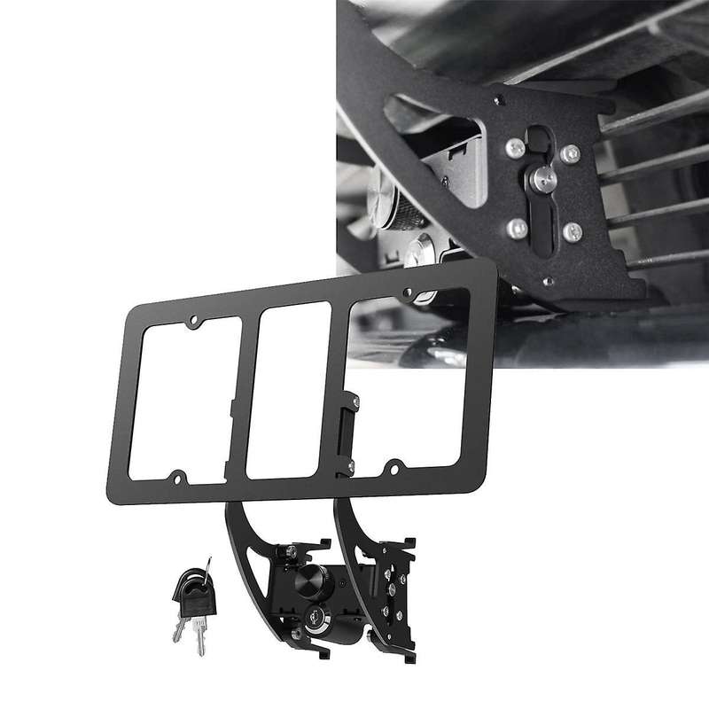 License Plate Holder for /y 2017-2023 with Anti-theft Features Front License Plate Bracket Mounting