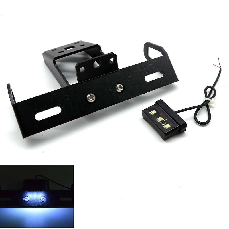 License Plate Frame Holder with Light for NINJA -6R 636 2009-18 -10R 2008-10 Bracket Support
