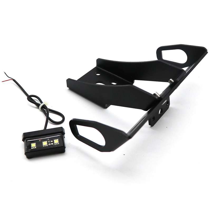 License Plate Frame Holder with Light for NINJA -6R 636 2009-18 -10R 2008-10 Bracket Support