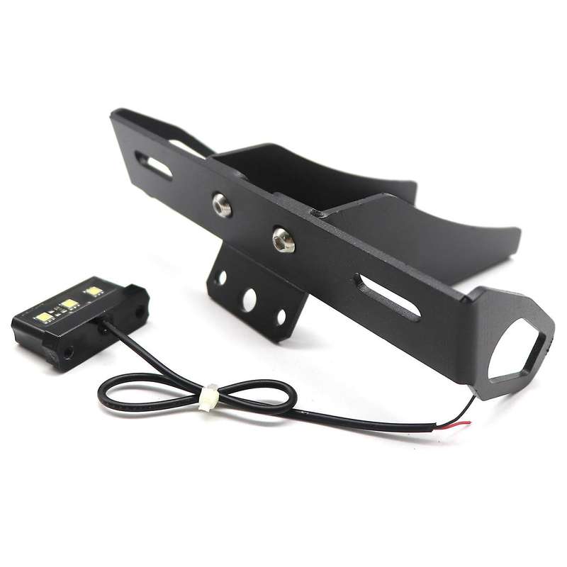 License Plate Frame Holder with Light for NINJA -6R 636 2009-18 -10R 2008-10 Bracket Support