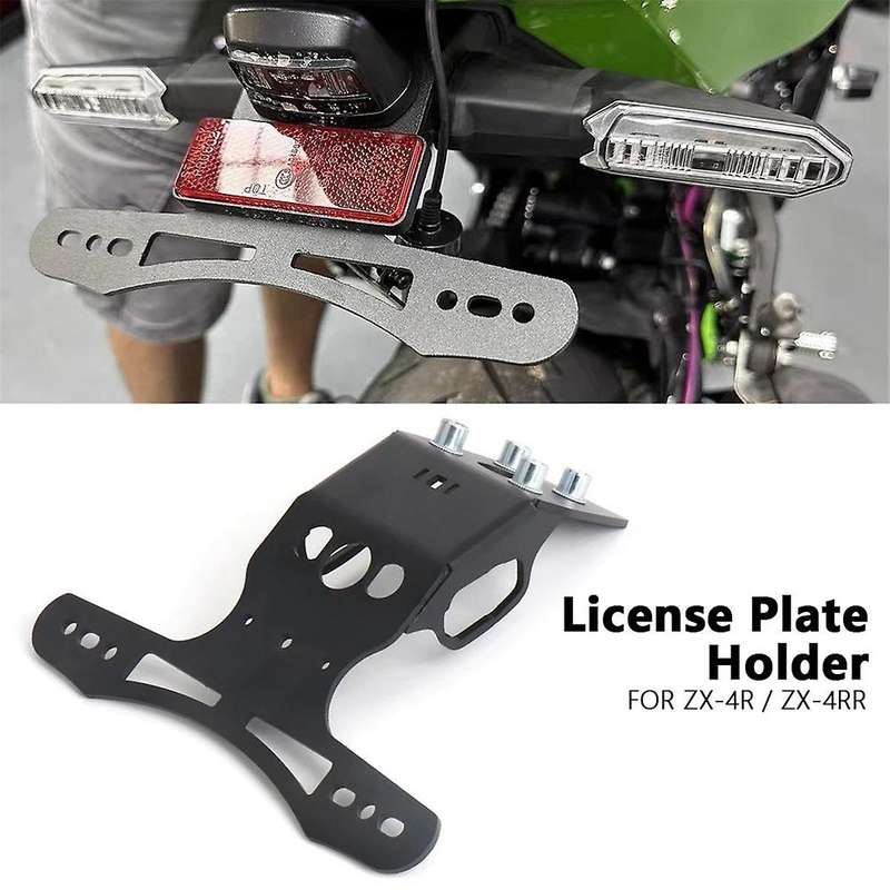 License Plate Holder Motorcycle Tail Tidy Short for -4r -4rr Zx4r 4r Zx4rr