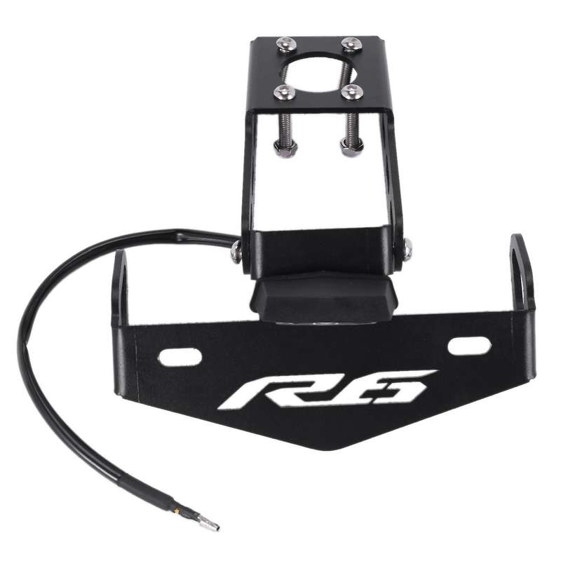 License Plate Holder Led Lights for YZF-R6 YZF R6 2008-2019 Mudguard Eliminator Registration Plate B