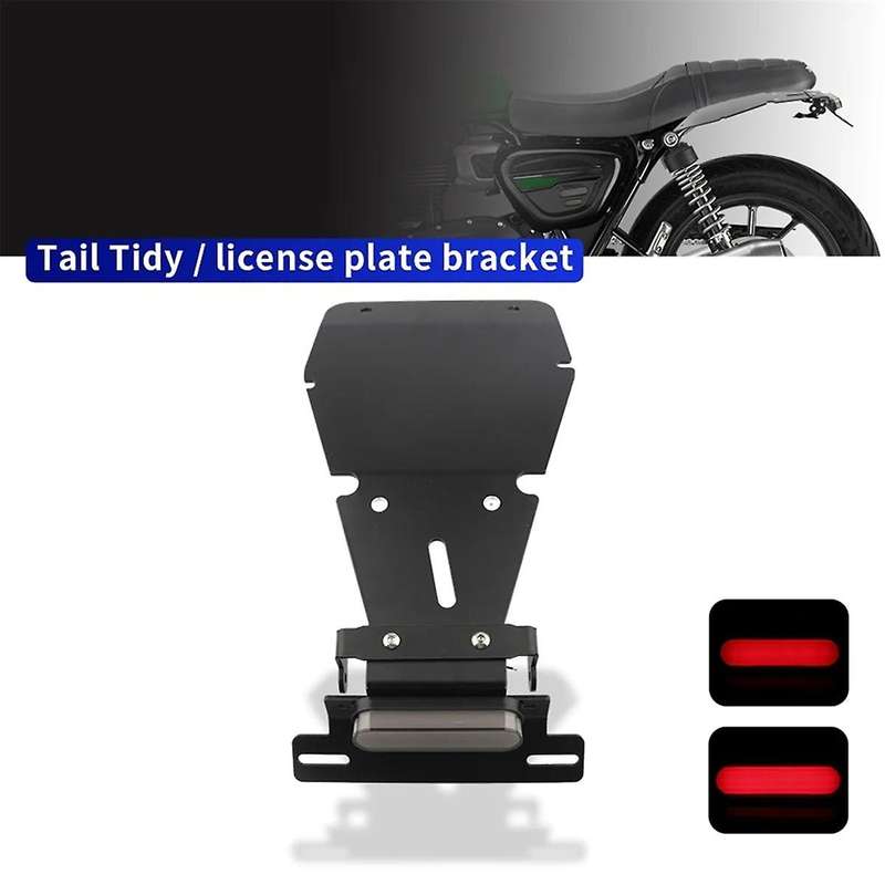 License Plate Holder Tail Tidy Bracket for Street Twin 900 Speed Twin 900 Street Scrambler 900
