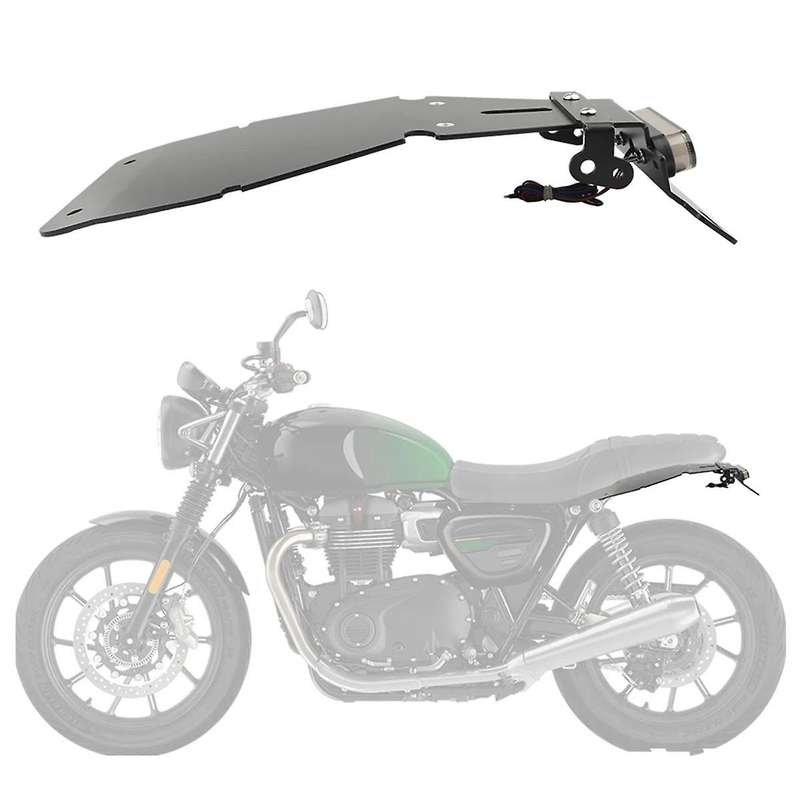 License Plate Holder Tail Tidy Bracket for Street Twin 900 Speed Twin 900 Street Scrambler 900