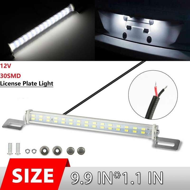 License Plate Light Universal License Plate Mount High Power LED Back Up Light for Car SUV Truck RV