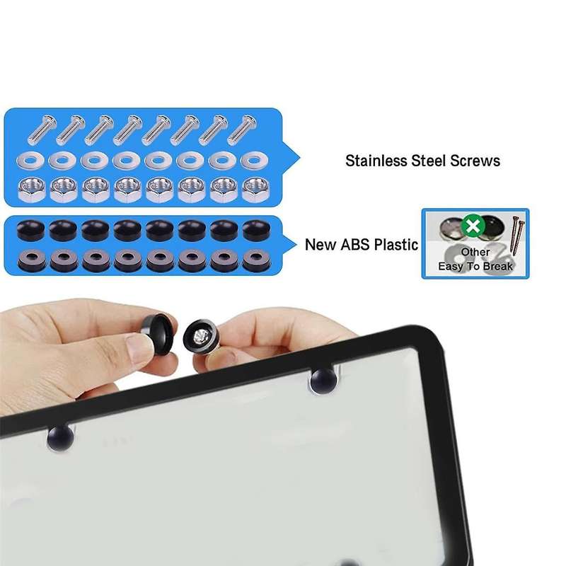 License Plates Covers/shields Tinted Bubble License Plate Cover Unbreakable Smoked Novelty License P