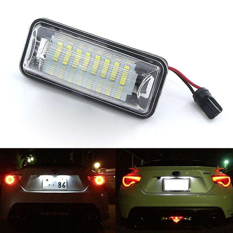 License Plate Light,LED License Plate Lamp Assembly for BRZ Legacy Crosstrek 86 White