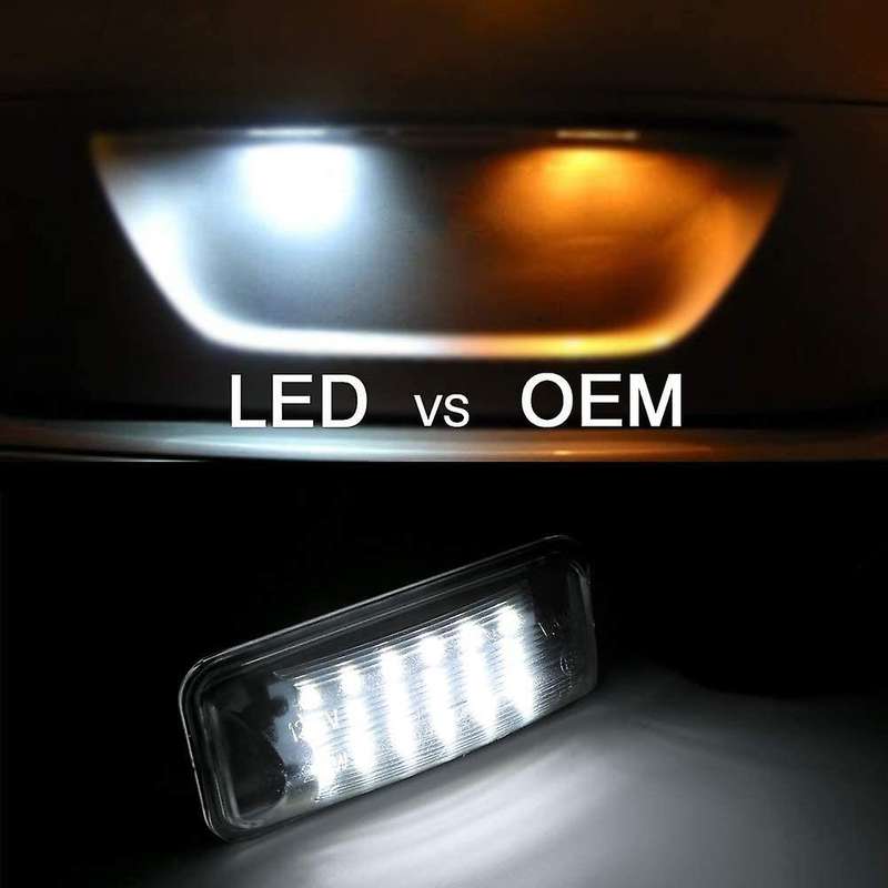 License Plate Light,LED License Plate Lamp Assembly for BRZ Legacy Crosstrek 86 White