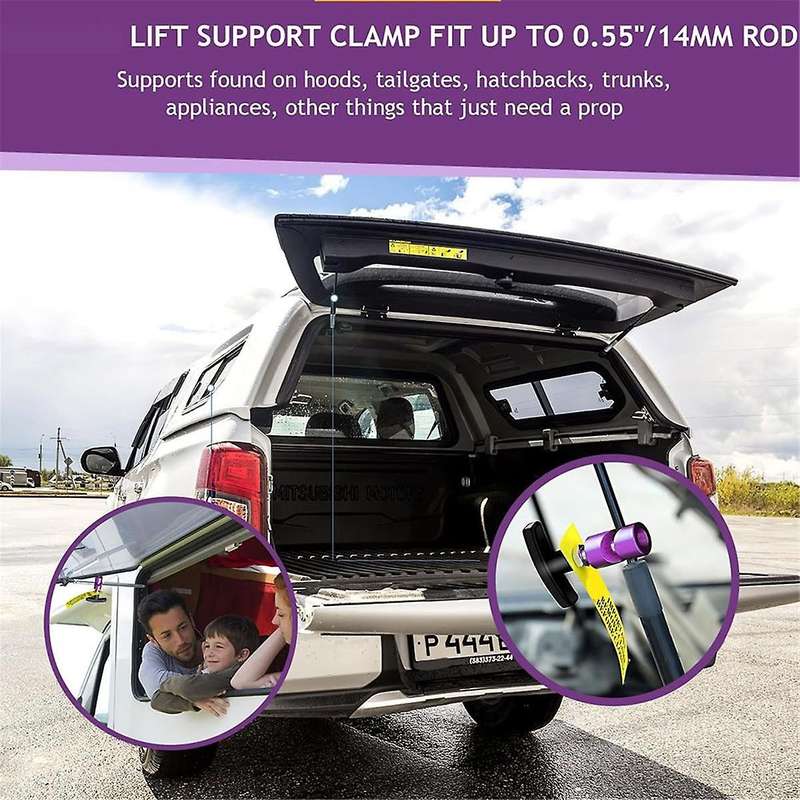 Lift Support Clamp with Brass Core Protection,spark Plug Caliper and Car Hood Prop Rod Tool Strut Cl